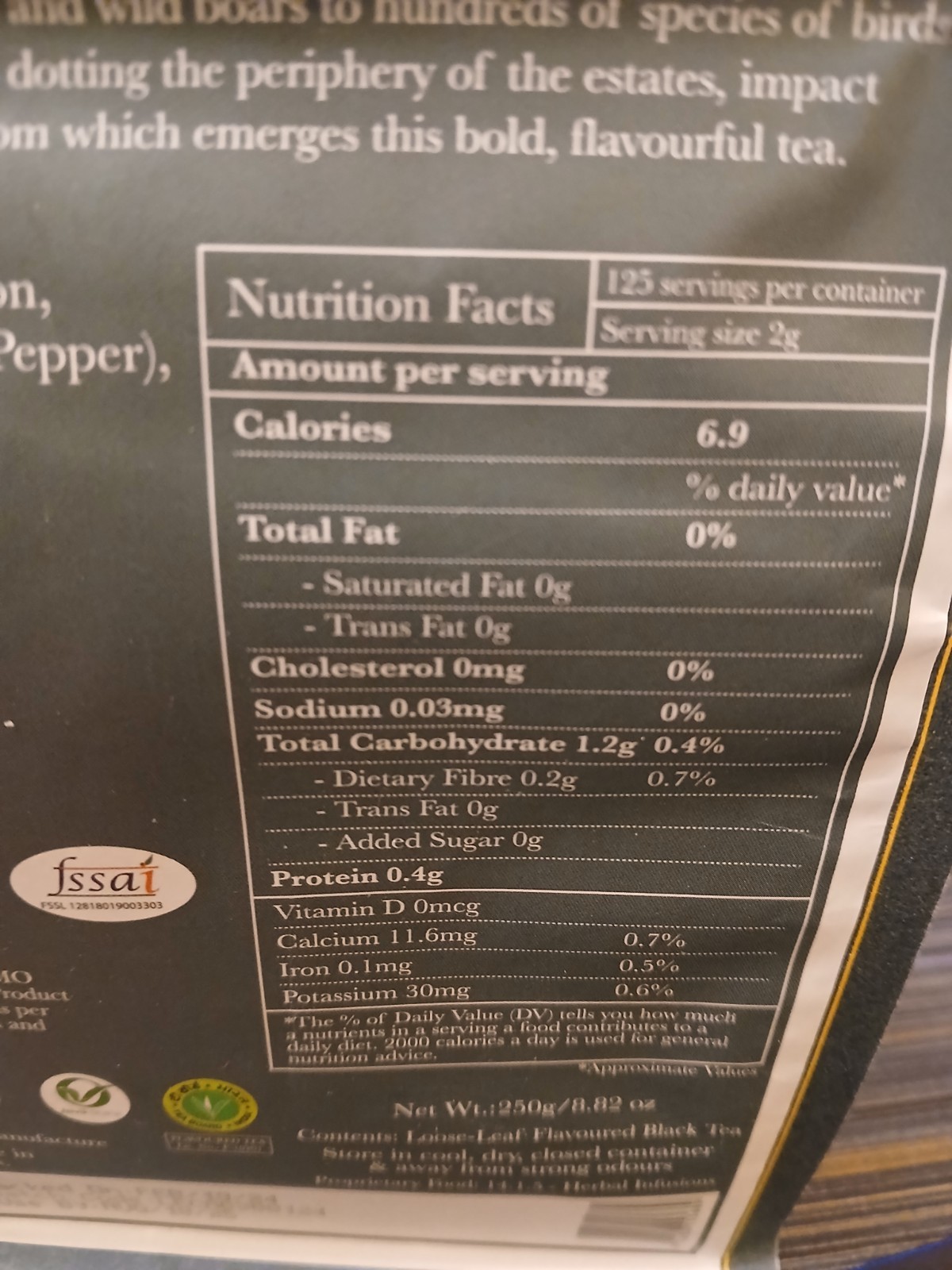 Luxmi Spiced Tea Spiced Masala Chai Blend from India TASTING NOTES Earthy Cinna