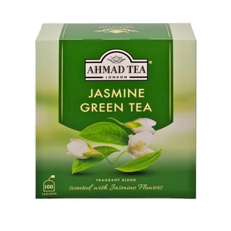 Ahmad Tea London Fragrant Blend Jasmine Green Tea – 100 Tea Bags Exp 2028
