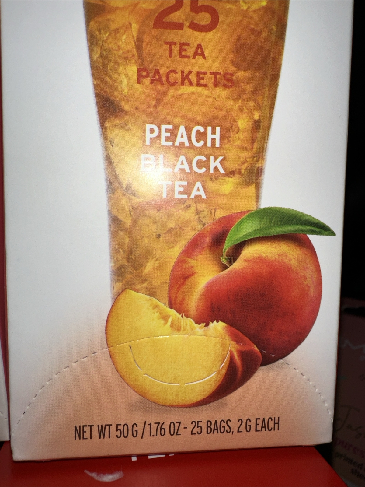 TEA CENTRAL COLD BREW 🍑 PEACH 🍑 BLACK TEA 2 Boxes= 50 Bags