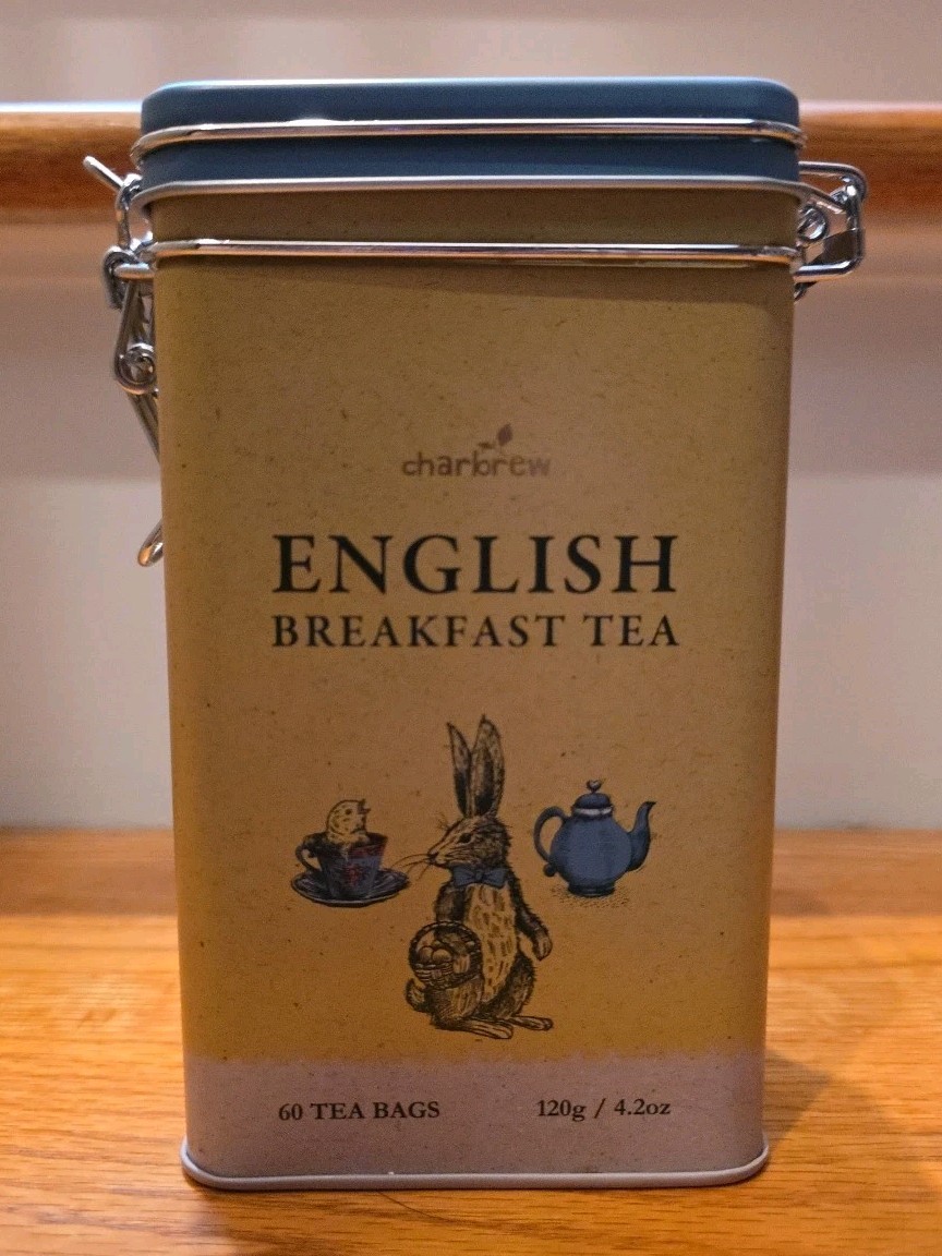 Charbrew Alice in Wonderland White Rabbit English Breakfast Tea Limited Edition