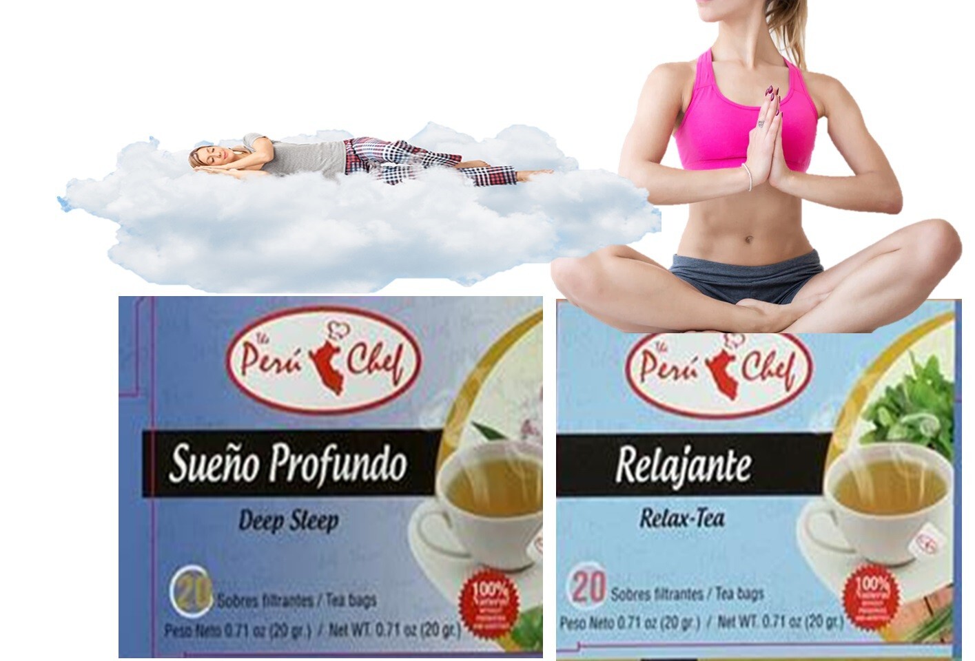 Relaxing tea 40 bags deep Sleep herbal tea mood sleeping support