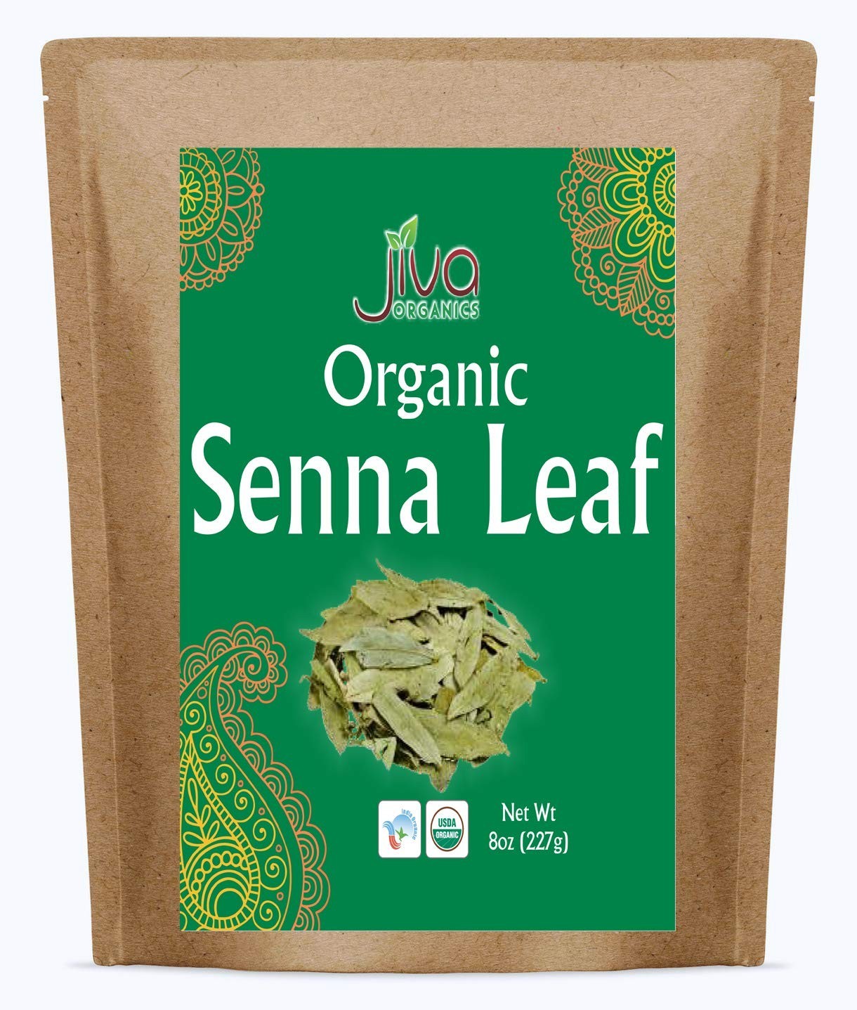 Organic Senna Leaf Tea – 8 Ounce, Caffeine Free Digestive Support – Honey Flavor