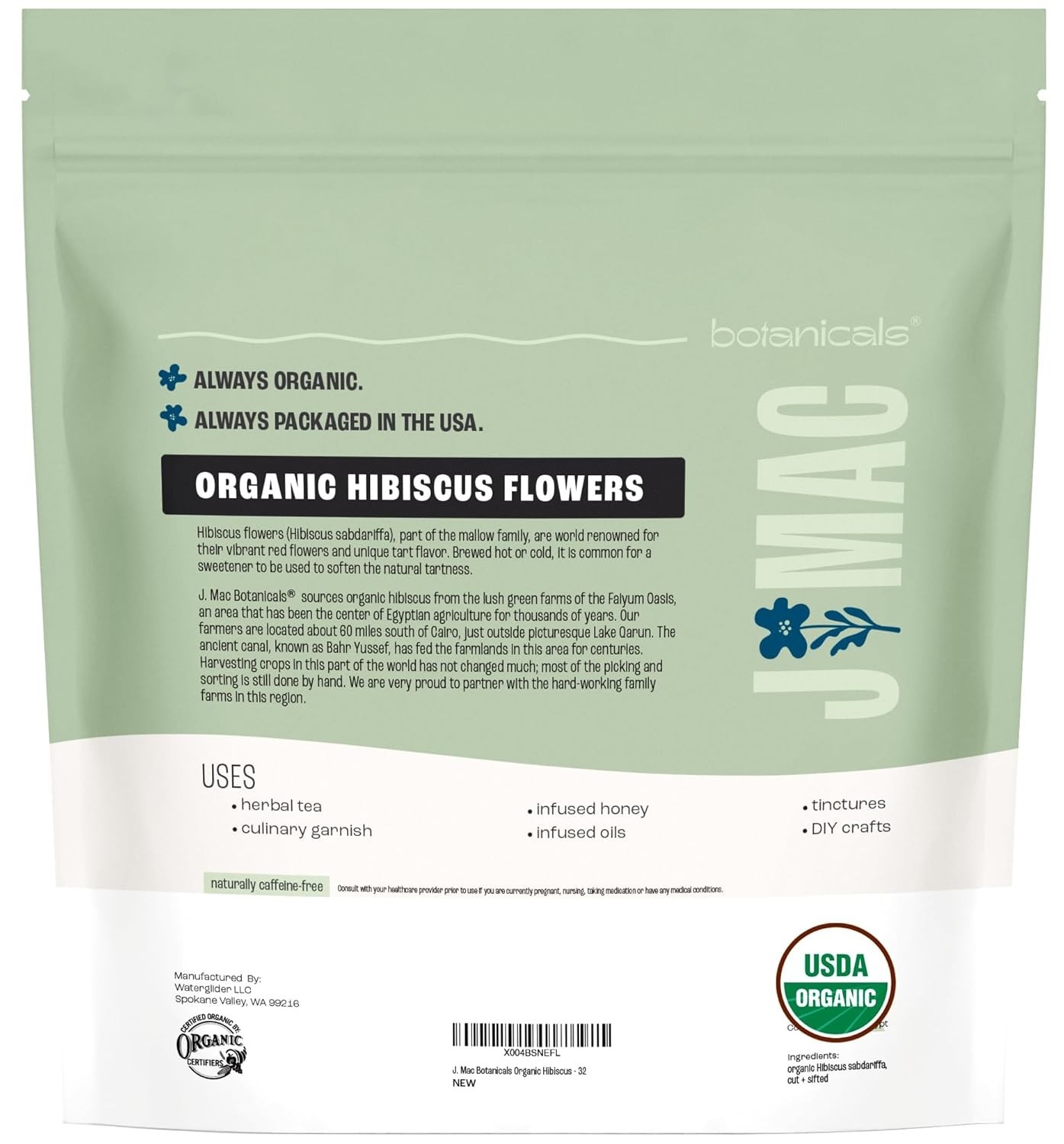 Organic Hibiscus Flowers 2 lbs – Quality Tea & Culinary Delight