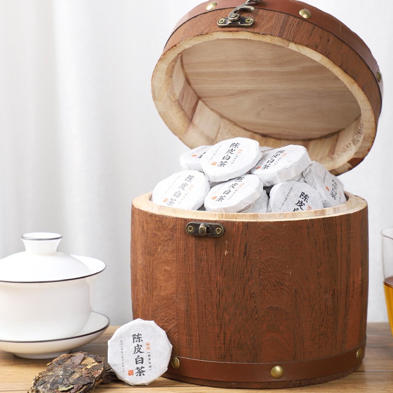 500g Authentic Fuding Tangerine Peel Shoumei old White Tea Bulk Mini Tea Cake