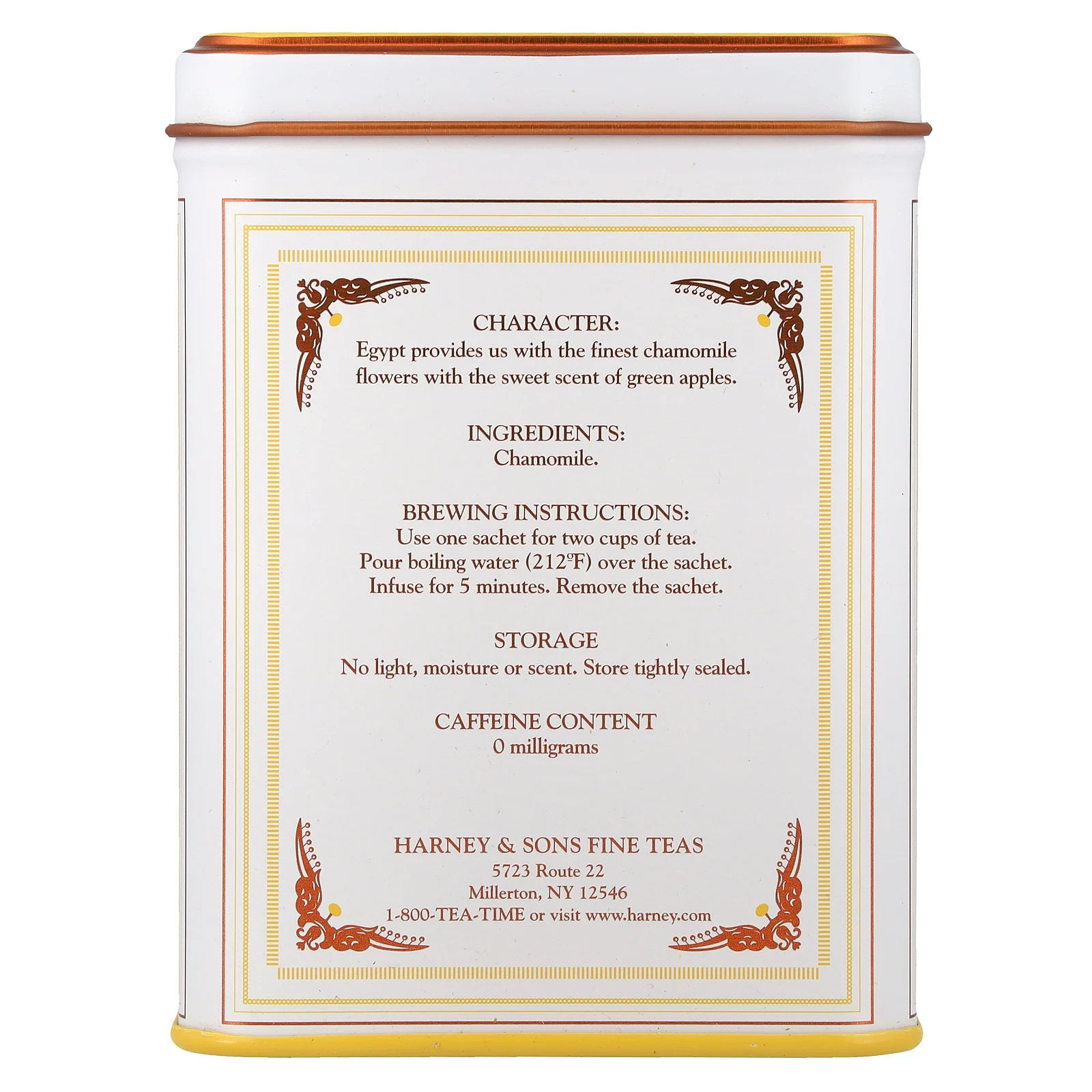 Harney Sons Fine Teas Chamomile Herbal 20 Sachets 0 9 oz 26 g Kosher