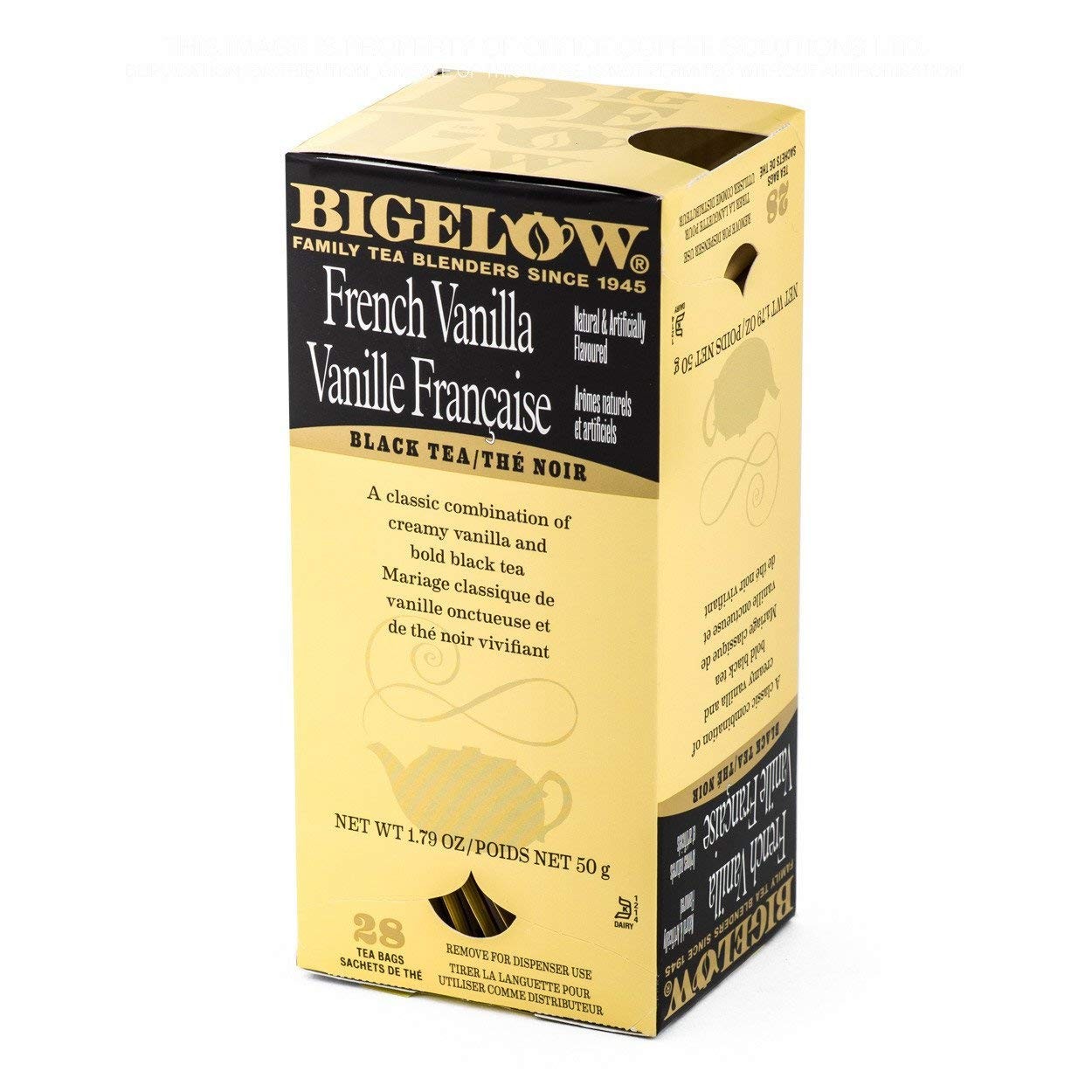 Bigelow Tea Toasted Coconut Almond Bark, Black Tea Bags, 18 Count Box Pack of 6