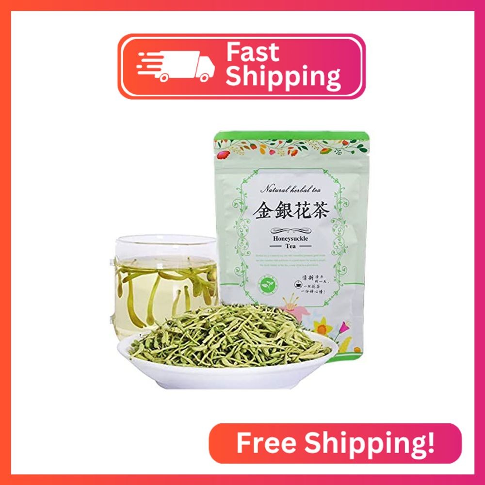 DIAN MAI HAO 45g Honeysuckle Tea Wild Lonicera Japonica Loose Buds Dried Flower