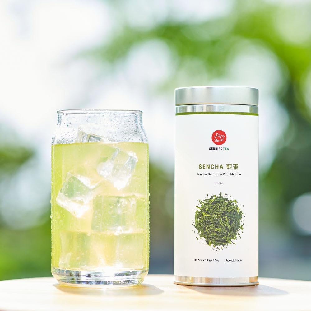 Senbird Premium Sencha With Matcha Japanese Green Tea With Matcha From Kyot…