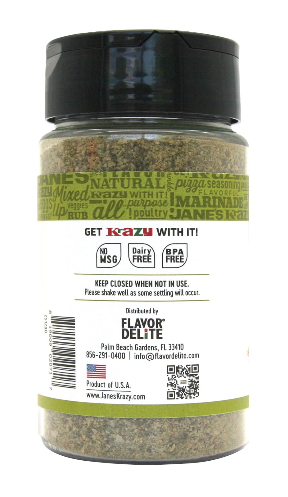 Jane’s Krazy Seasonings Mixed-Up Basil Seasoning, 5 Ounce 5 ounce (Pack of 1)