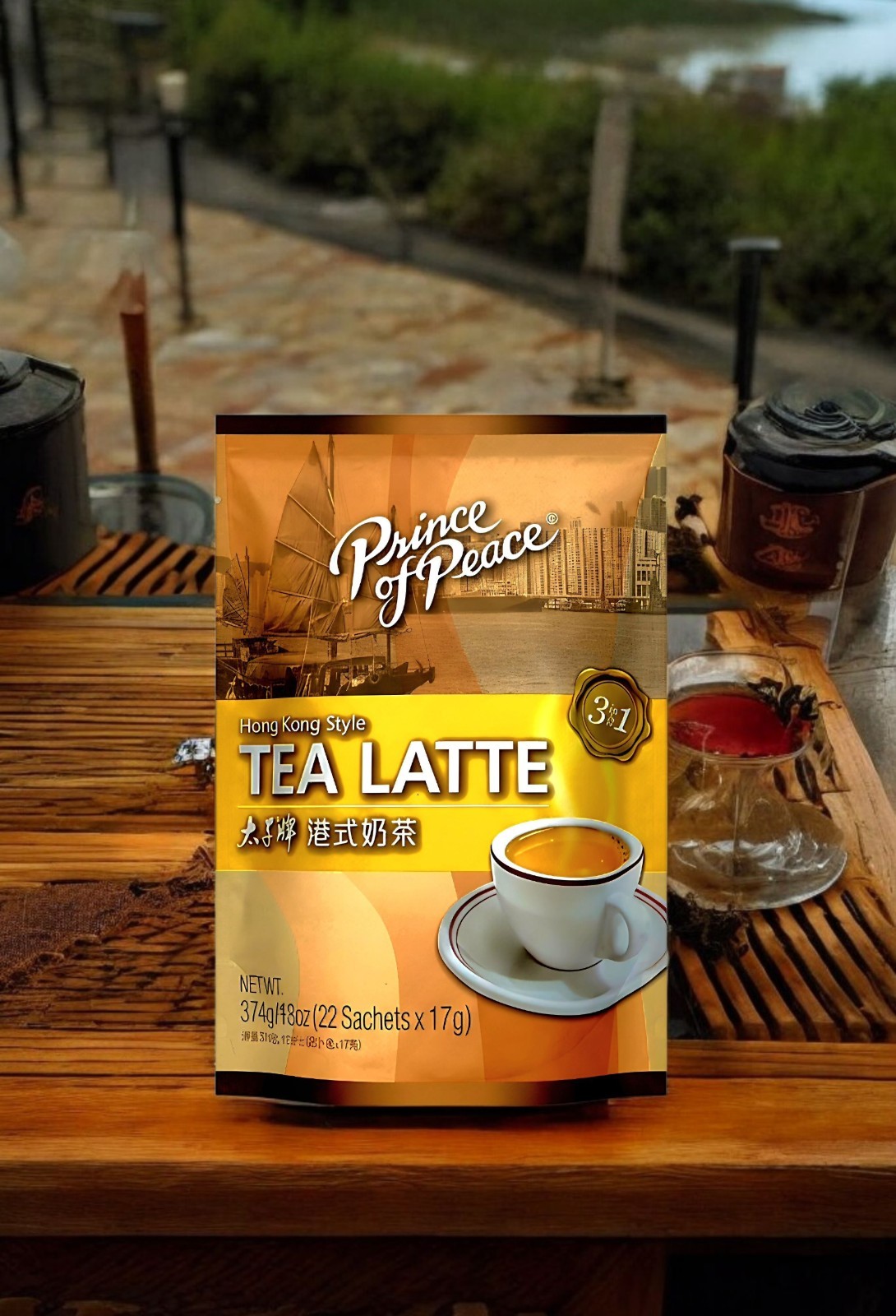 Prince of Peace 3-in-1 Hong Kong Style Instant Tea Latte | 22 Sachets 374g 13oz
