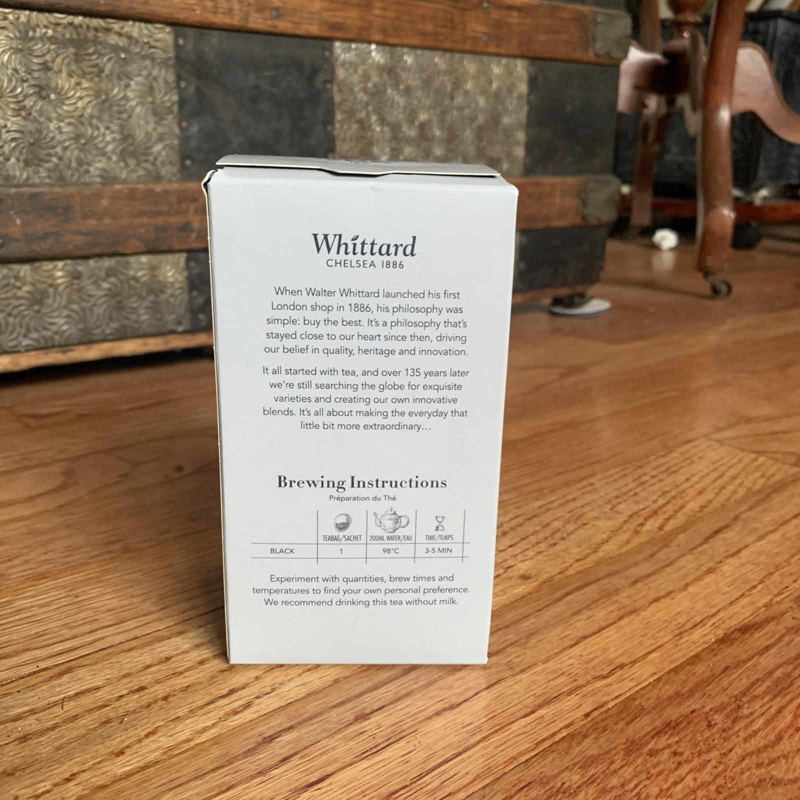 Whittard Earl Grey 50 Traditional Teabags 125g