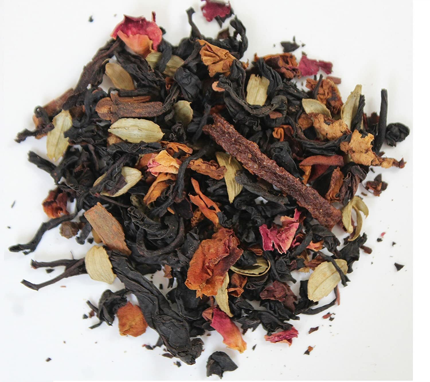 Indian Kashmiri Kahwa with Saffron, Rose Petals and Indian Spice Mix 200 grams