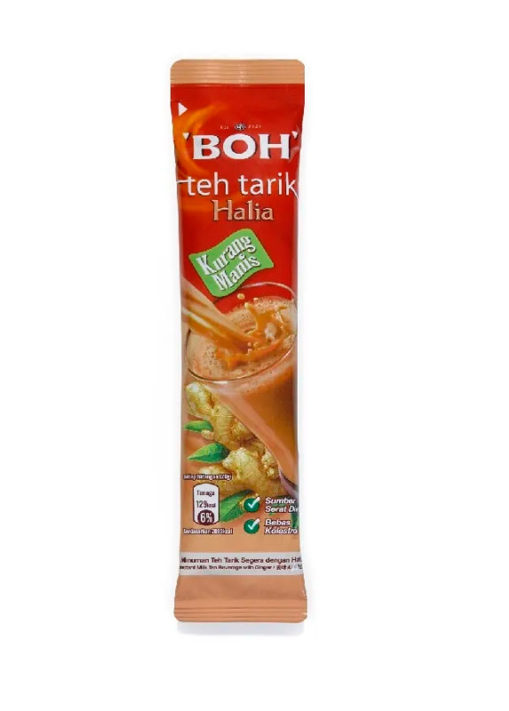 5 Packs (60 Sticks x 26g) BOH Teh Tarik INSTANT GINGER MILK TEA Drink Beverage