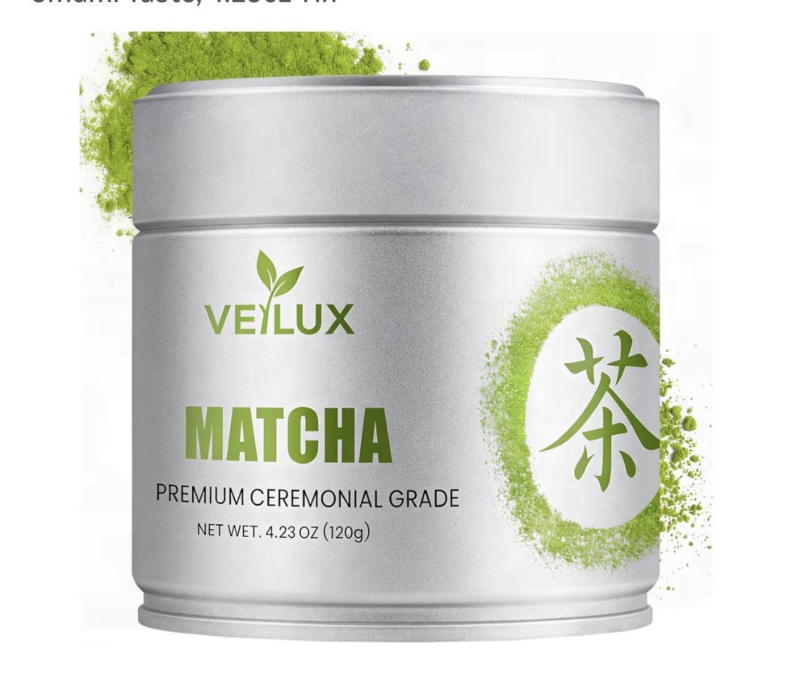 VEILUX Premium Ceremonial Grade Matcha Powder Japanese 120g 60 Servings