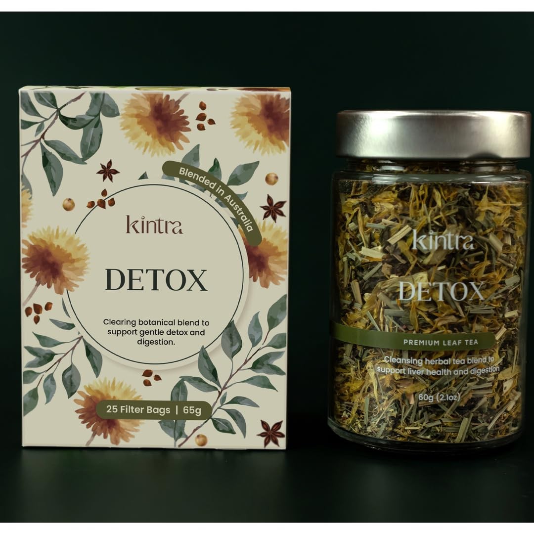 Kintra Food Detox Loose Leaf Herbal Tea Jar, 60g