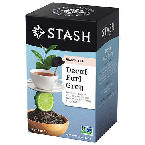 Stash Decaf Earl Grey Black Tea Bags – 18 Count