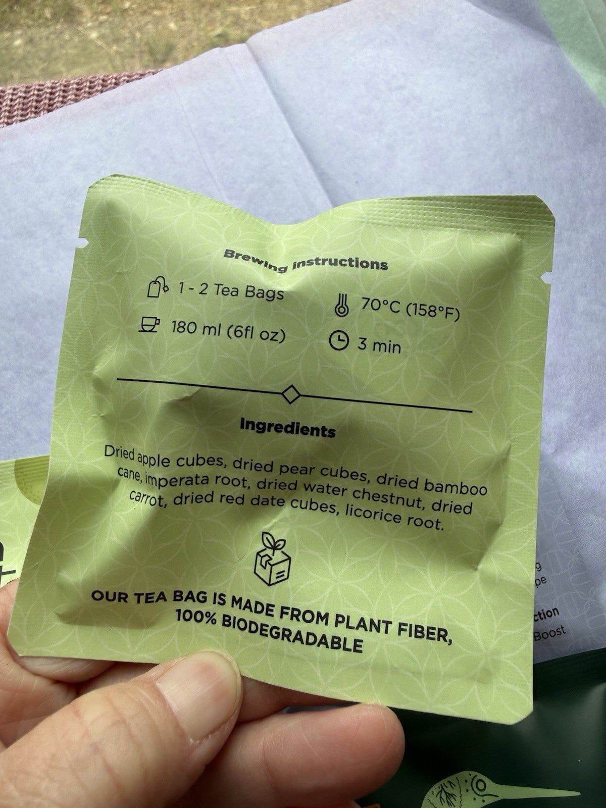 12 Individual Tea Facto Tea Bags As Shown