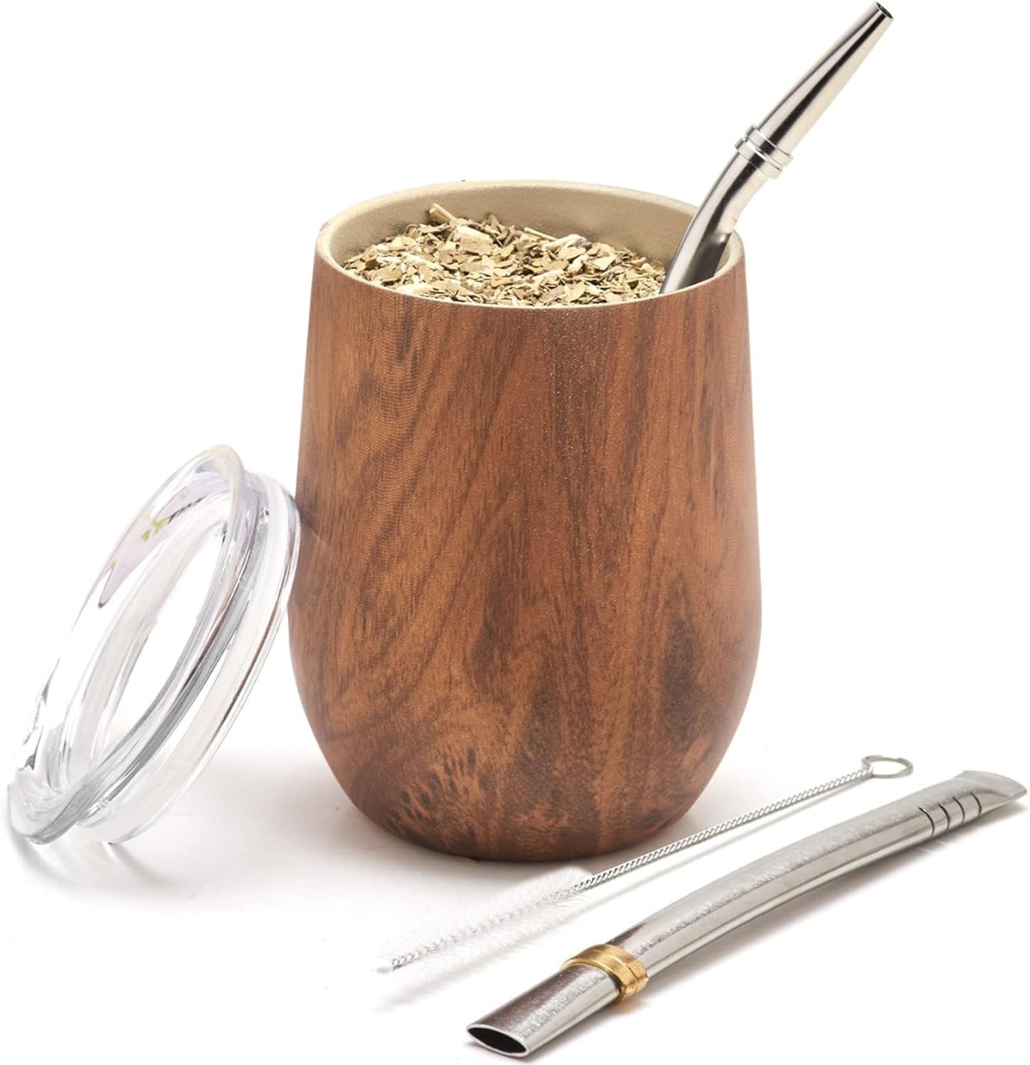 Multifunctional Stainless Steel Yerba Mate Gourd – Break Resistant, Portable