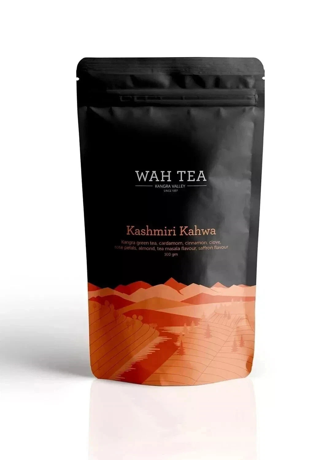 Wah Tea Kashmiri Kahwa Green Tea Leaves 100g