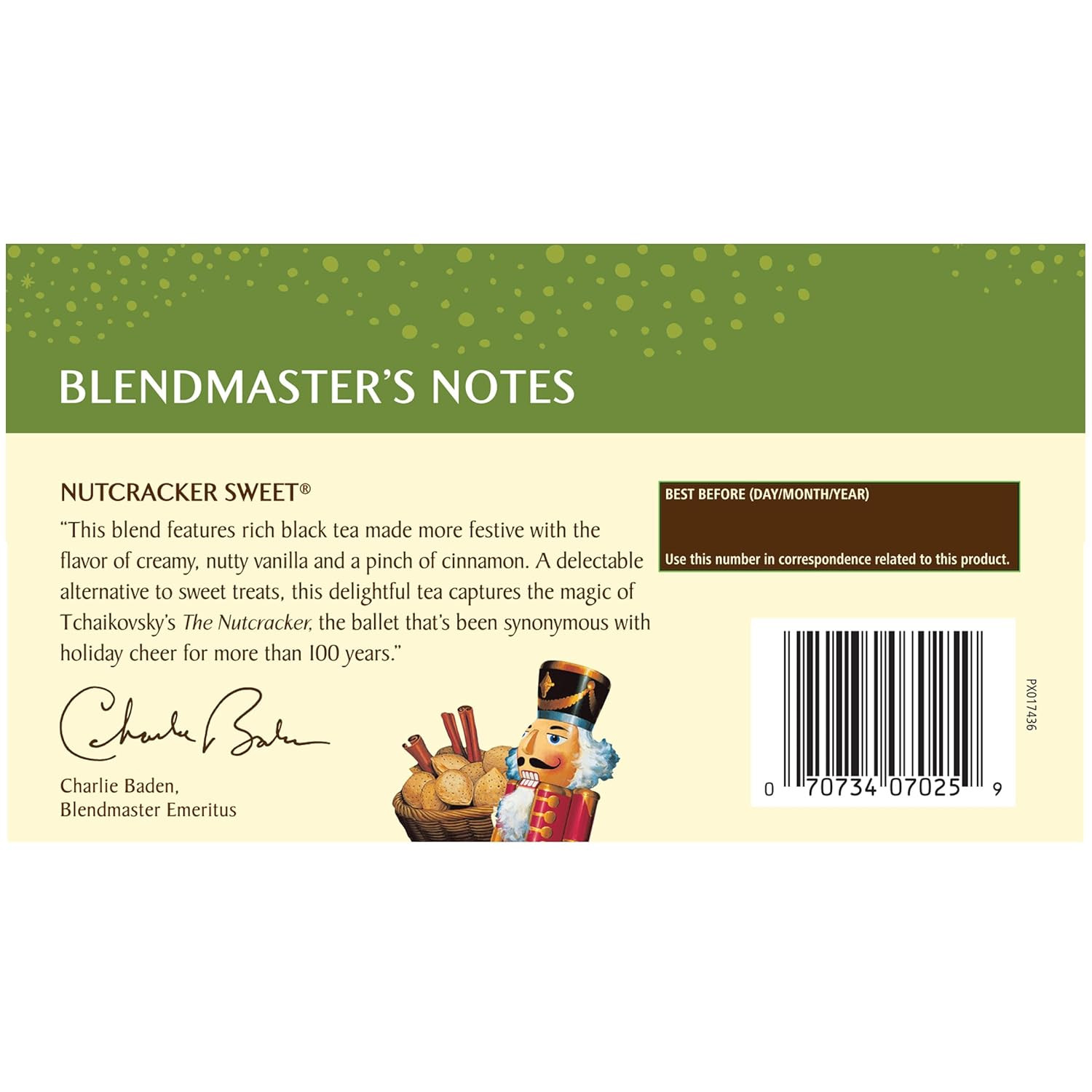 Nutcracker Sweet Black Tea, 18 Count