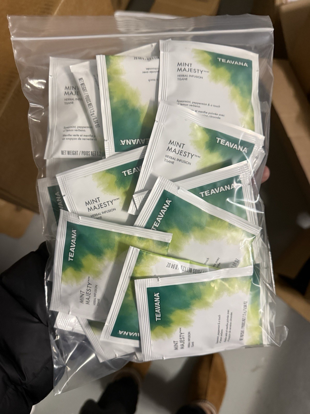 Starbucks Teavana Tea Mint Majesty , Pack Of 50 Sachets Exp 2027