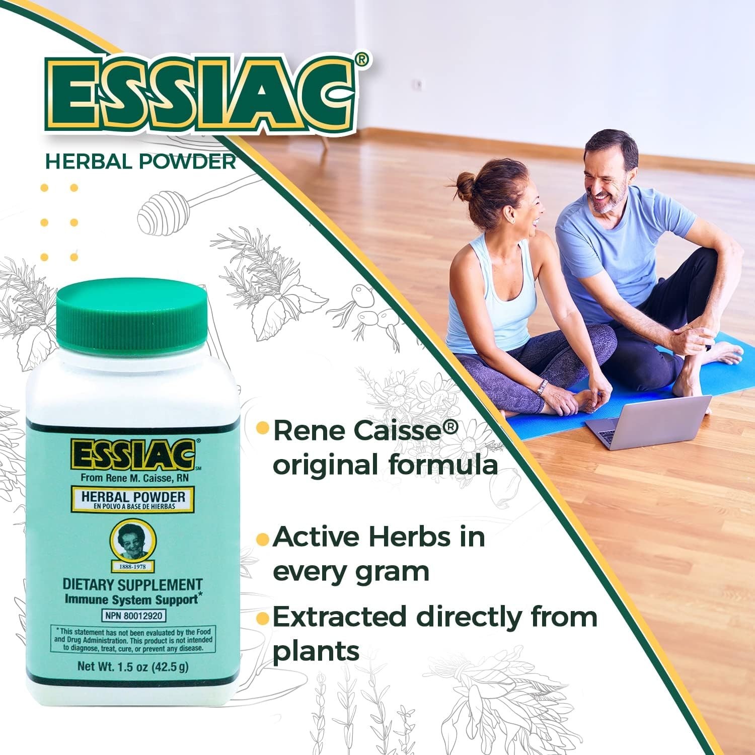 Essiac Herbal Powder (1.5 oz) – Powerful Antioxidant Tea Formula Since 1922