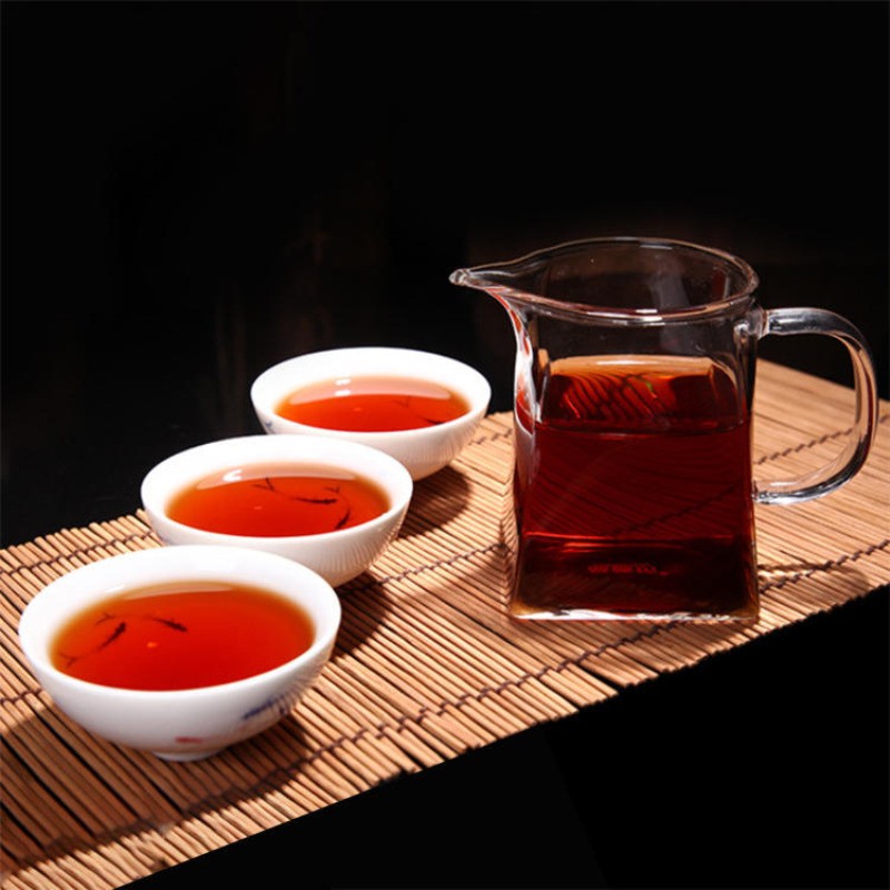 200g Yunnan Brown Mountain Old Tea Mellow Aroma Pu’er Tea Ripe Tea Brick