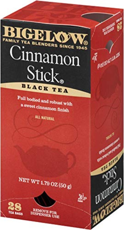 Bigelow Ginger Cinnamon Black Tea Bags – Perfect Coffee Substitute, 28 Count x 6