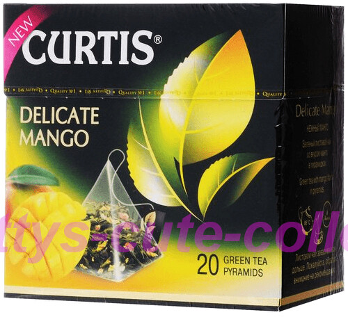 CURTIS Green Tea DELICATE MANGO 60 Pyramids RF NO GMO Made in Russia US Seller