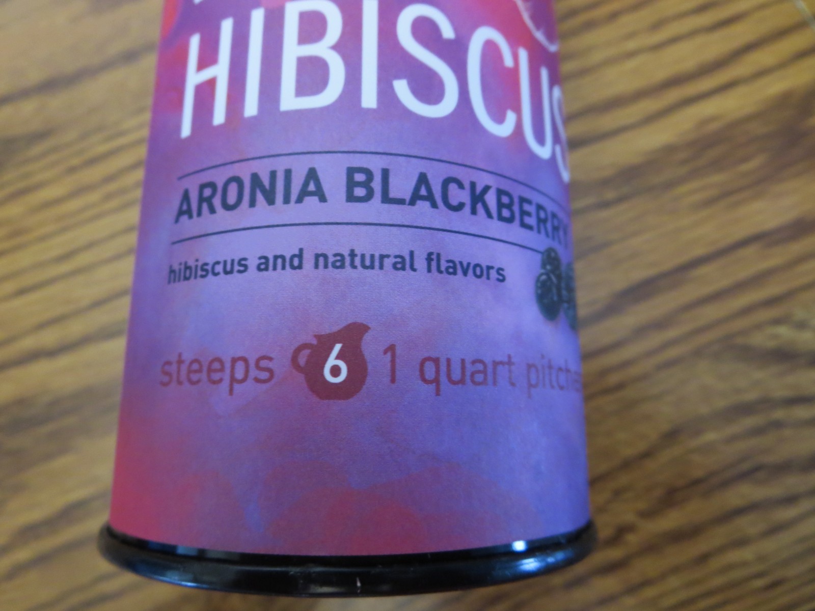 1 The Republic of Tea COLD BREW HIBISCUS Aronia Blackberry 6 Quarts EXP 7/2027