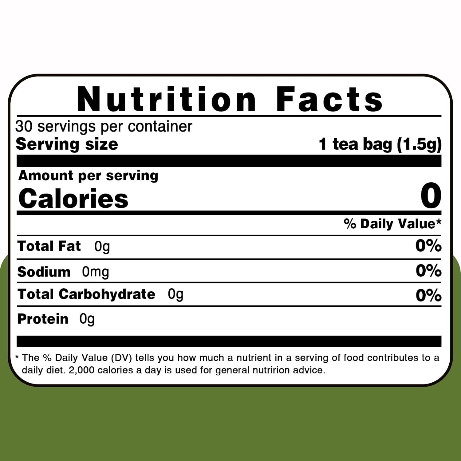 Wormwood Tea Bags 30 Count Natural Caffeine-Free Support Digestion Herb