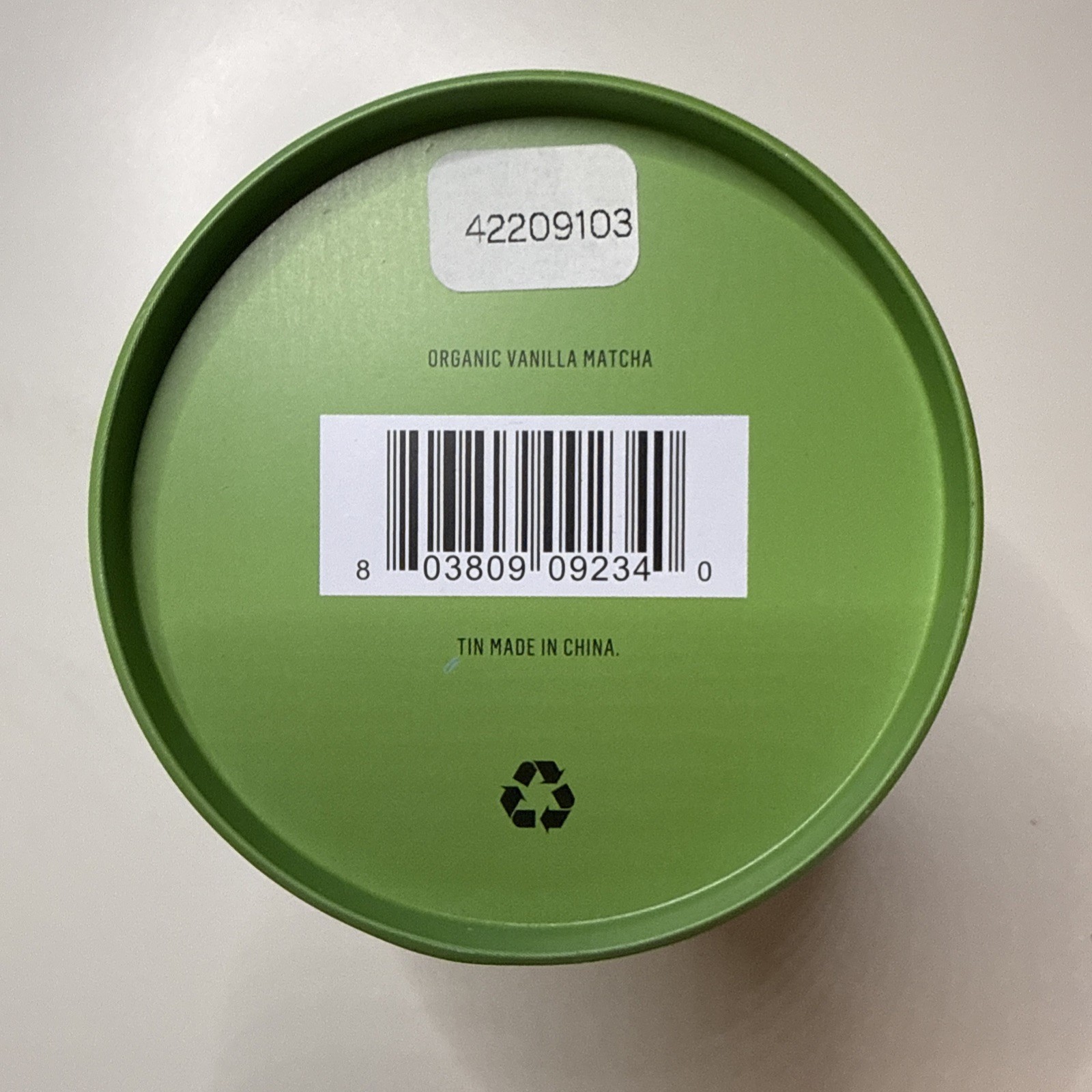 MATCHA DavidsTea Vanilla Organic Matcha 2.29 Oz. Drink Mix Vegan Low Caffeine