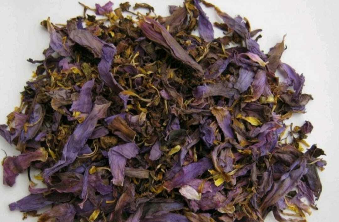 Natural Organic Dried Blue Lotus Nymphaea Caerulea Flower 100% Herbal Tea 50g.