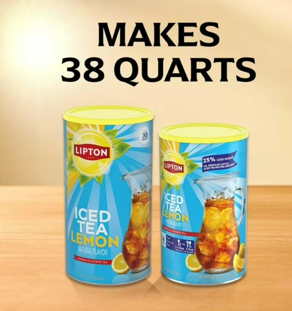 Lipton Lemon Iced Tea Mix – 100 oz.