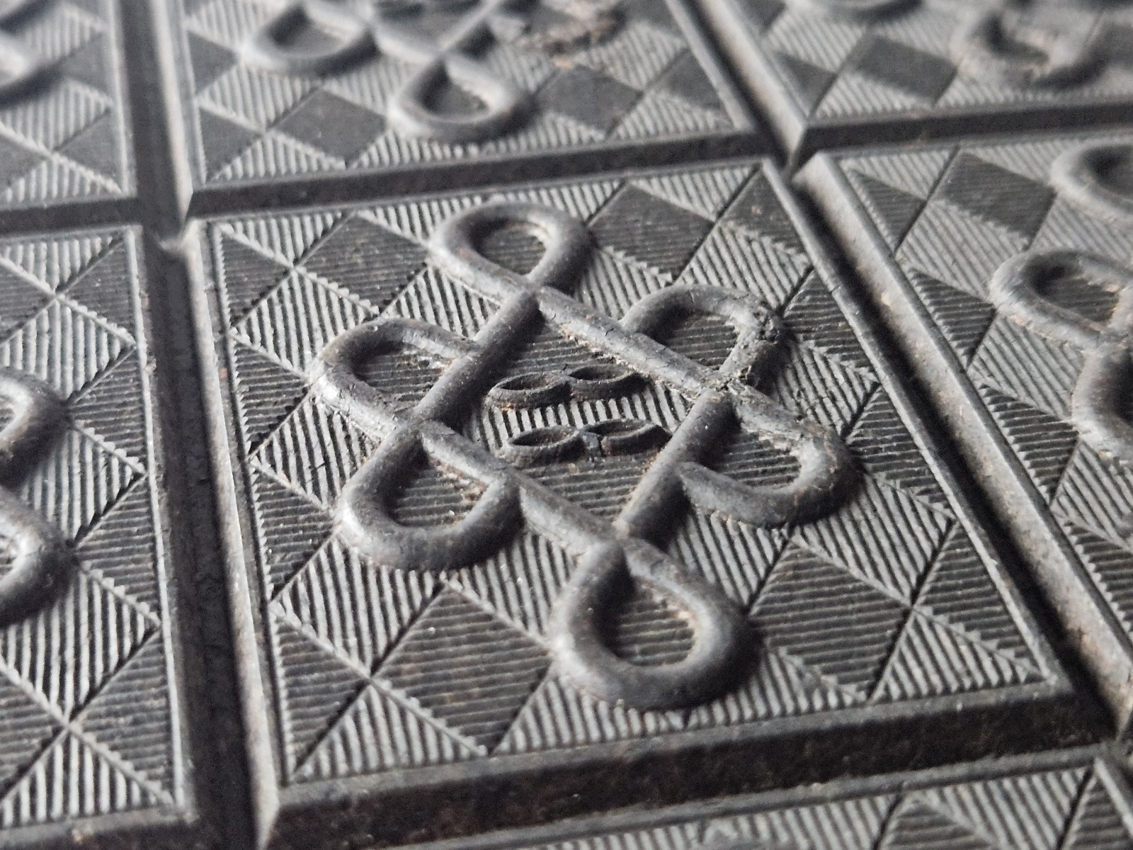 Black Tea Brick Vintage Antique Asian Currency China Chinese Wall Decor