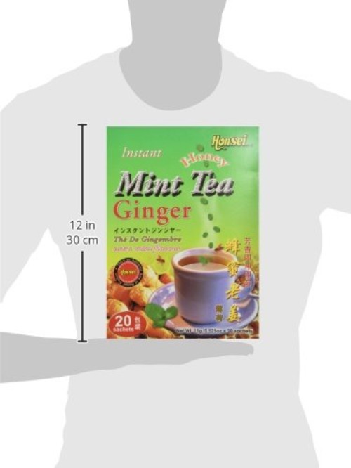 Instant MINT Ginger Honey Tea 20 Sachets 15 G/0.525oz – Product of Singapore