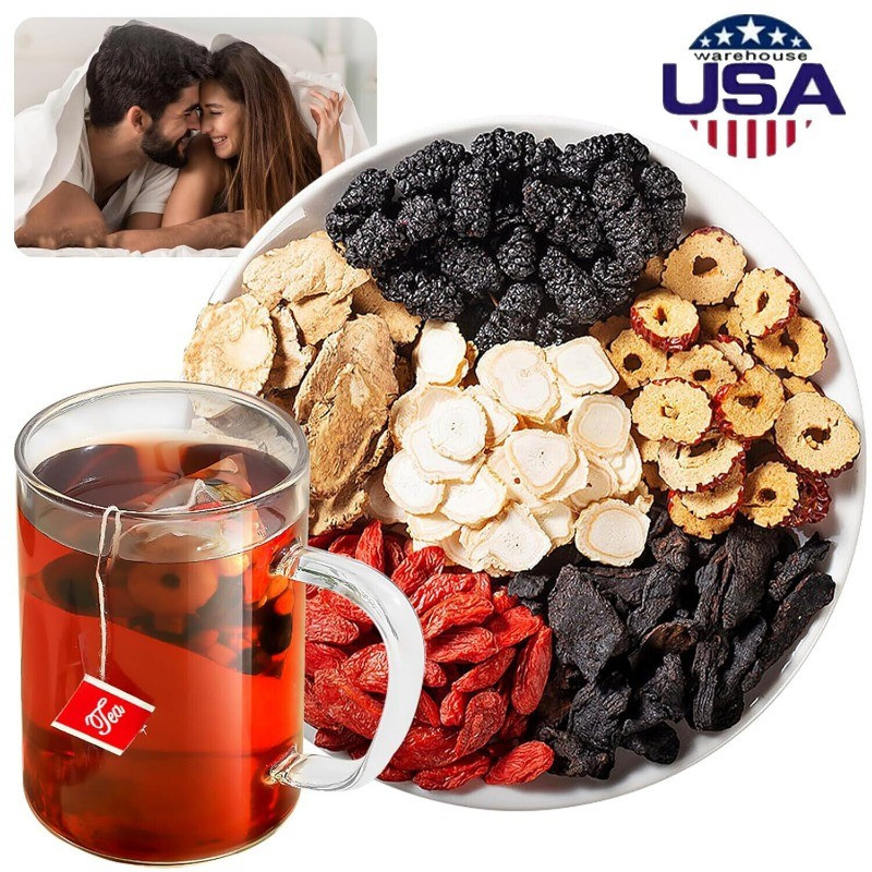 1-3Pack Ginseng six treasure tea Kidney tea liver tea red date kidney health