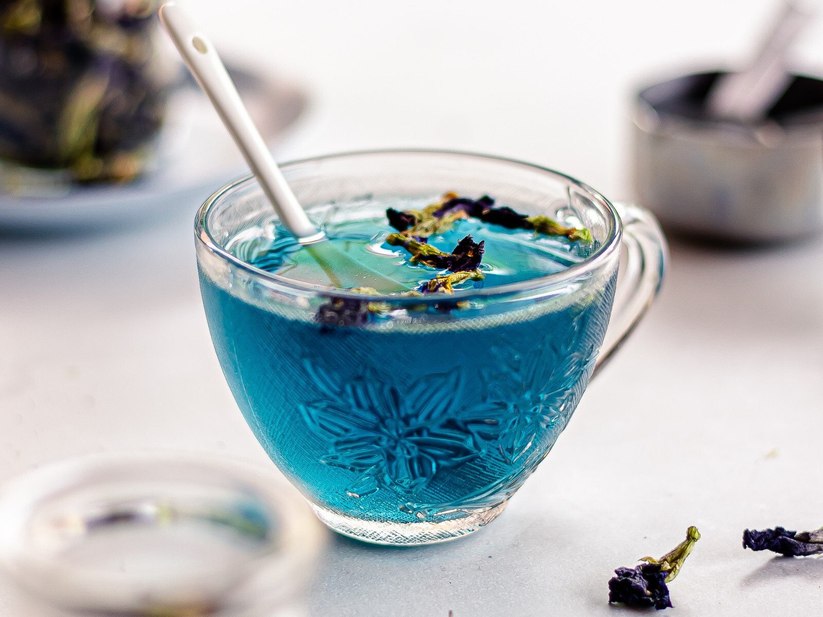 Ceylon Health Blue Pea Tea Butterfly Dried Nil Katarolu Flower Organic 50g New