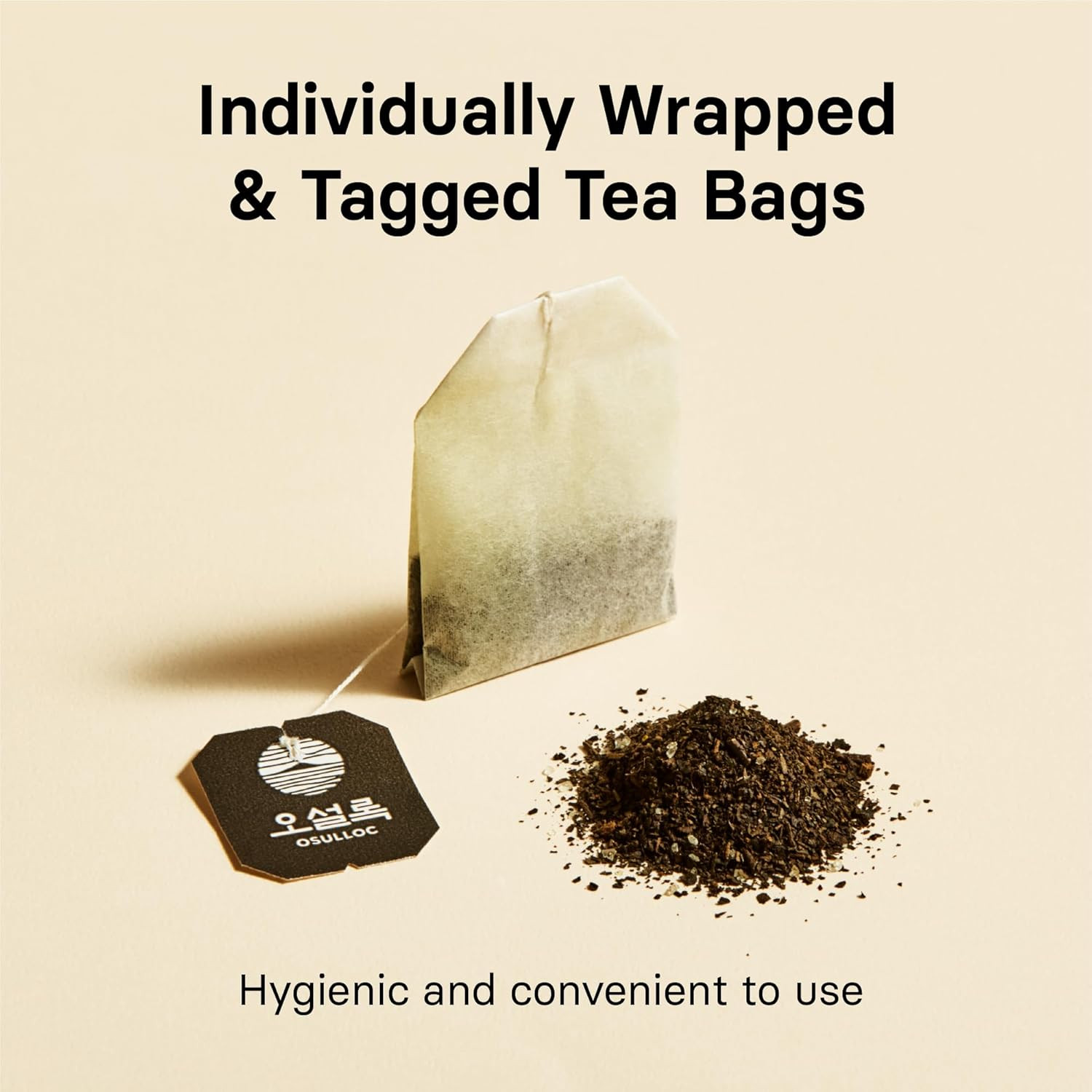 Tangerine Tea (Fresh Jeju Tangerine Flavor), Fruit Tea Blend, Premium Teabags fr