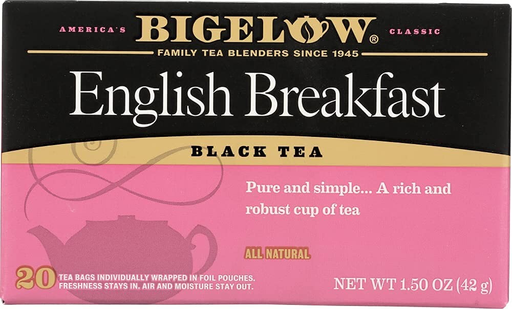 Bigelow Tea, 20 Bags – English Breakfast (3 Pack) 20 Count (Pack of 3)