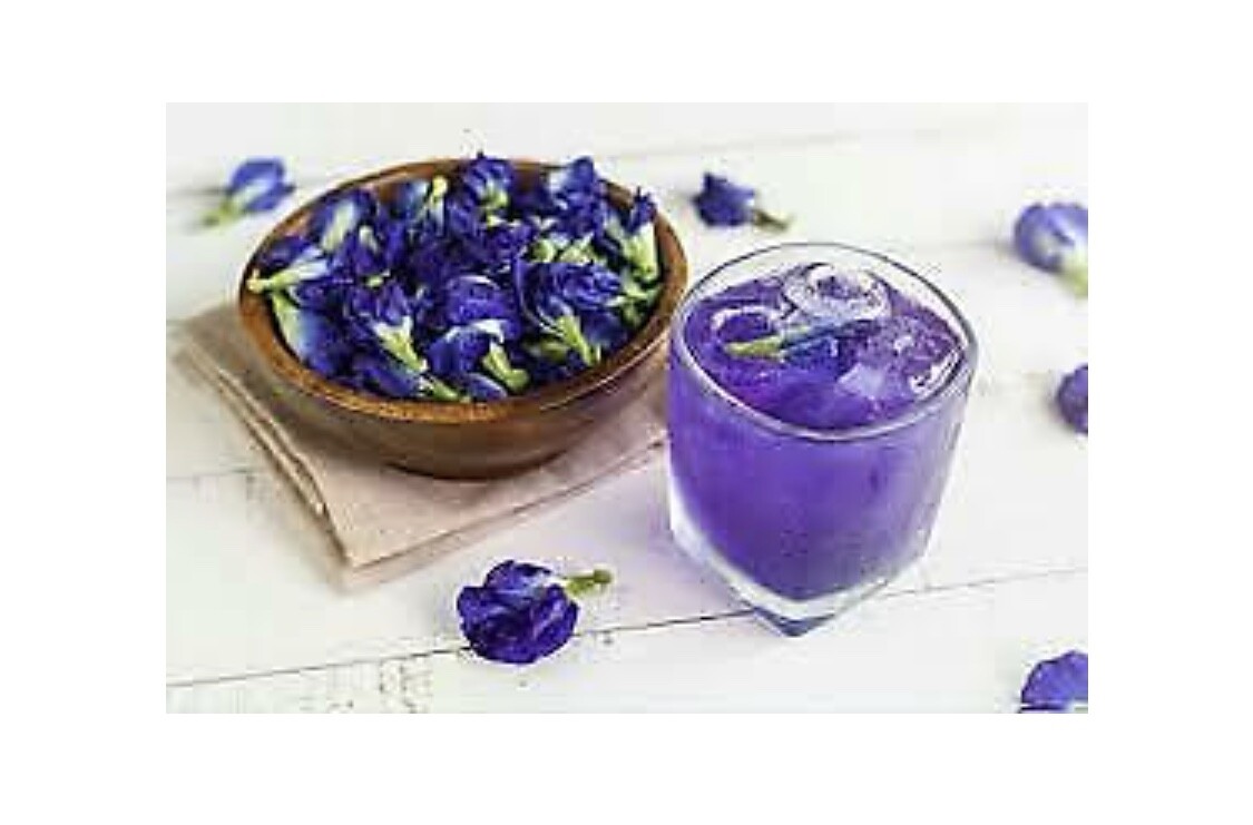 Organic Dried Butterfly Pea Flower Tea – 1OZ (28g) Caffeine Free