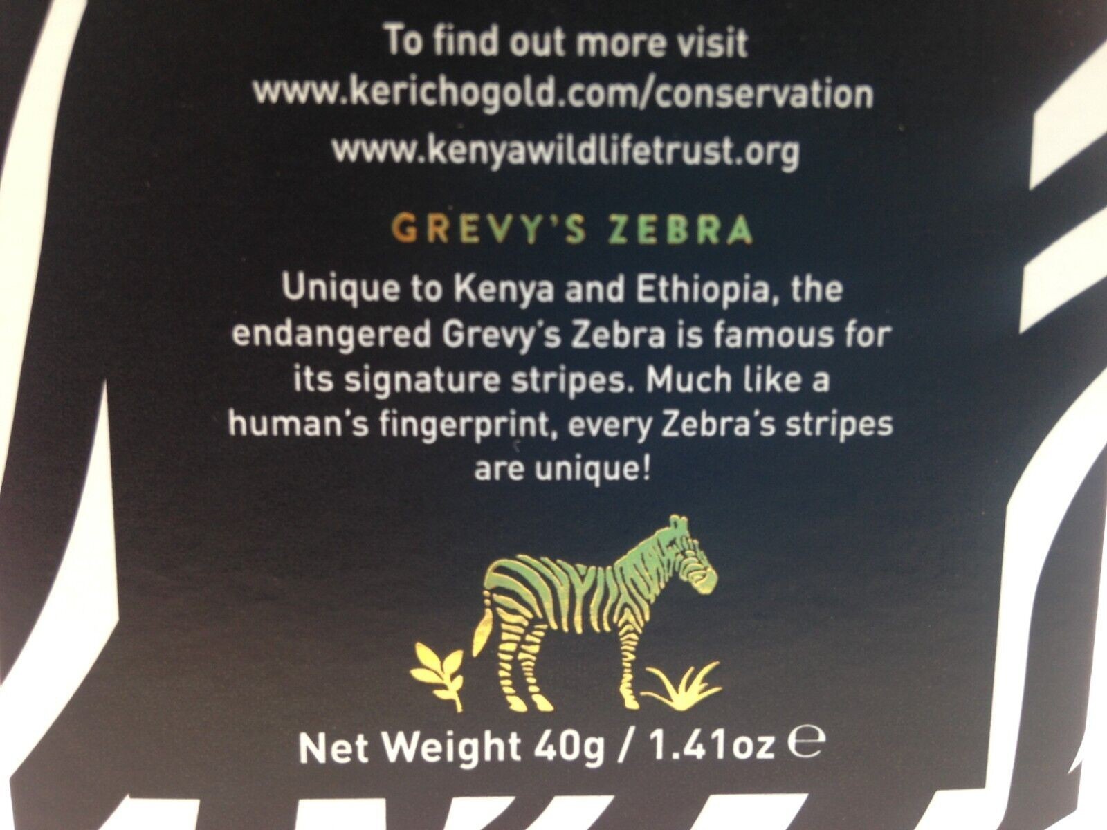 Kericho Gold Premium Black Pure Kenya Tea Bags 20 Enveloped KWT Conservation