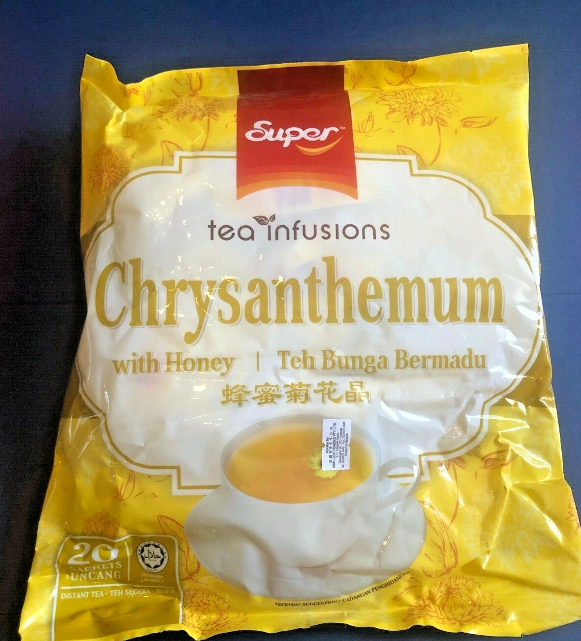 CHRYSANTHEMUM TEA SACHETS WITH INFUSED HONEY DELICIOUS BULK TEA TEH | HYT