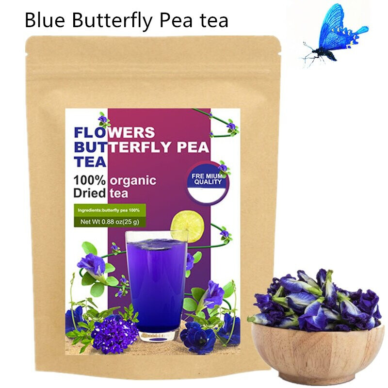 Nature Herbal Blue Butterfly-Pea Beauty Detox Natural Colorants dyeing drink