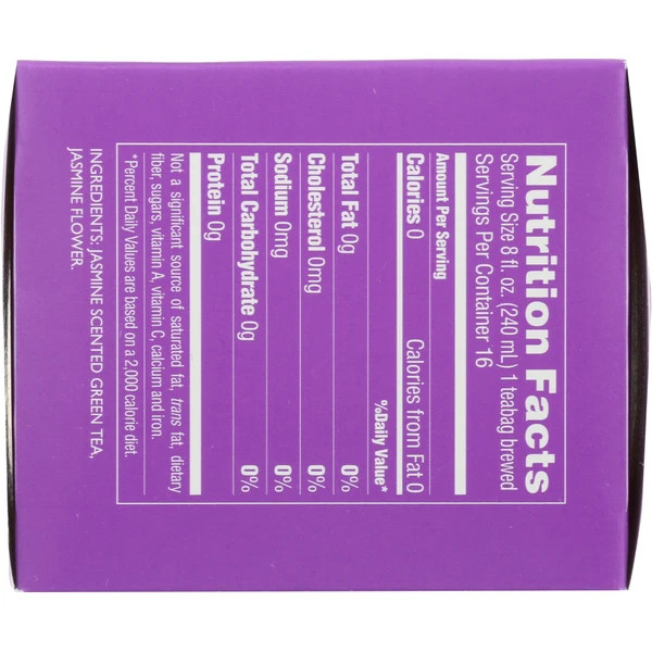Dynasty 100% Natural Tea 16 Individual Tea Bags Per Pack (Jasmine, 3 Pack)