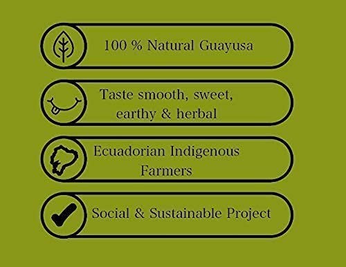 Pacha Guayusa Tea 2LB Organic Loose Leaf 66mg Caffeine Energy Blend