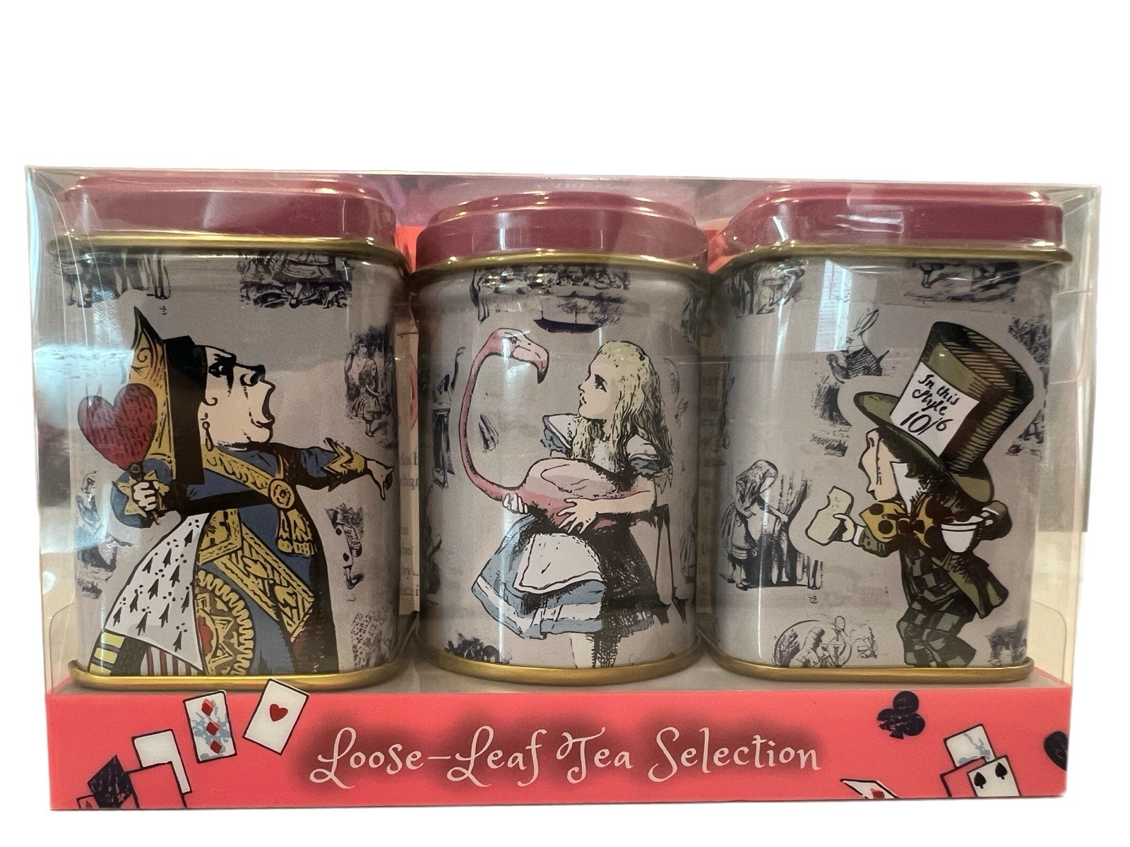 New English Teas Alice In Wonderland & Winnie the Pooh Loose Leaf Tea Tin Sets