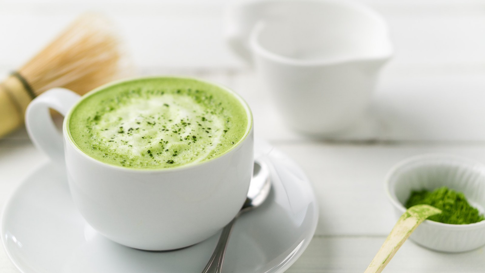 Brickhouse Matcha Latte Powder, 8 oz – Sweetened Matcha Green Tea Drink Mix