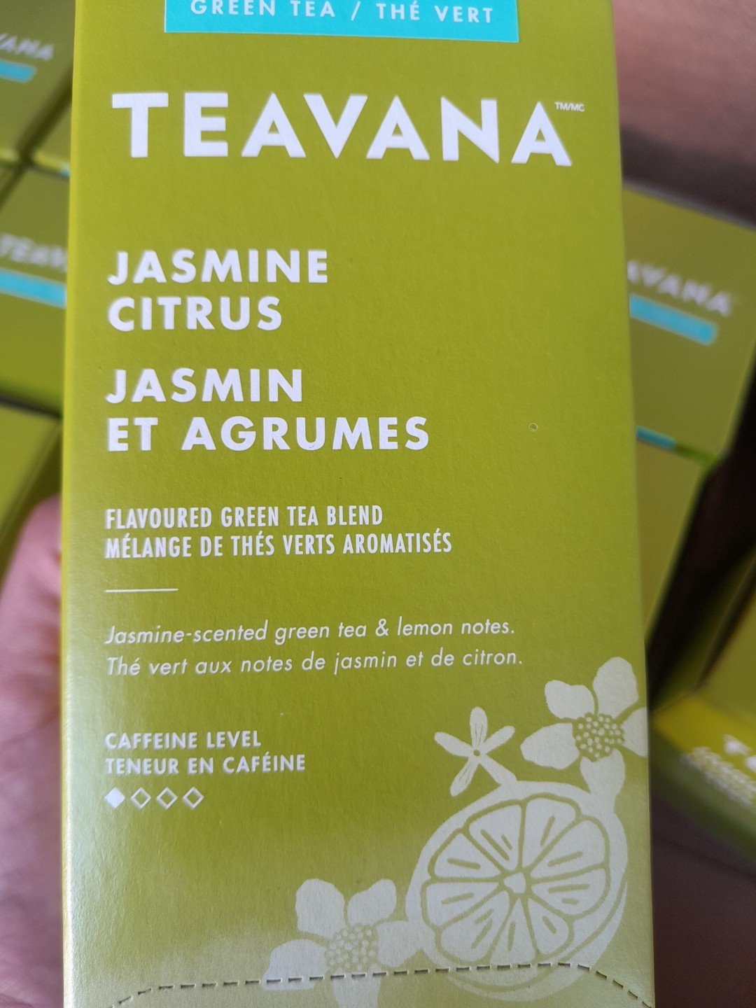 6x Teavana Jasmine Citrus Green Tea 24ct. Filterbags Best Before:11/26/25