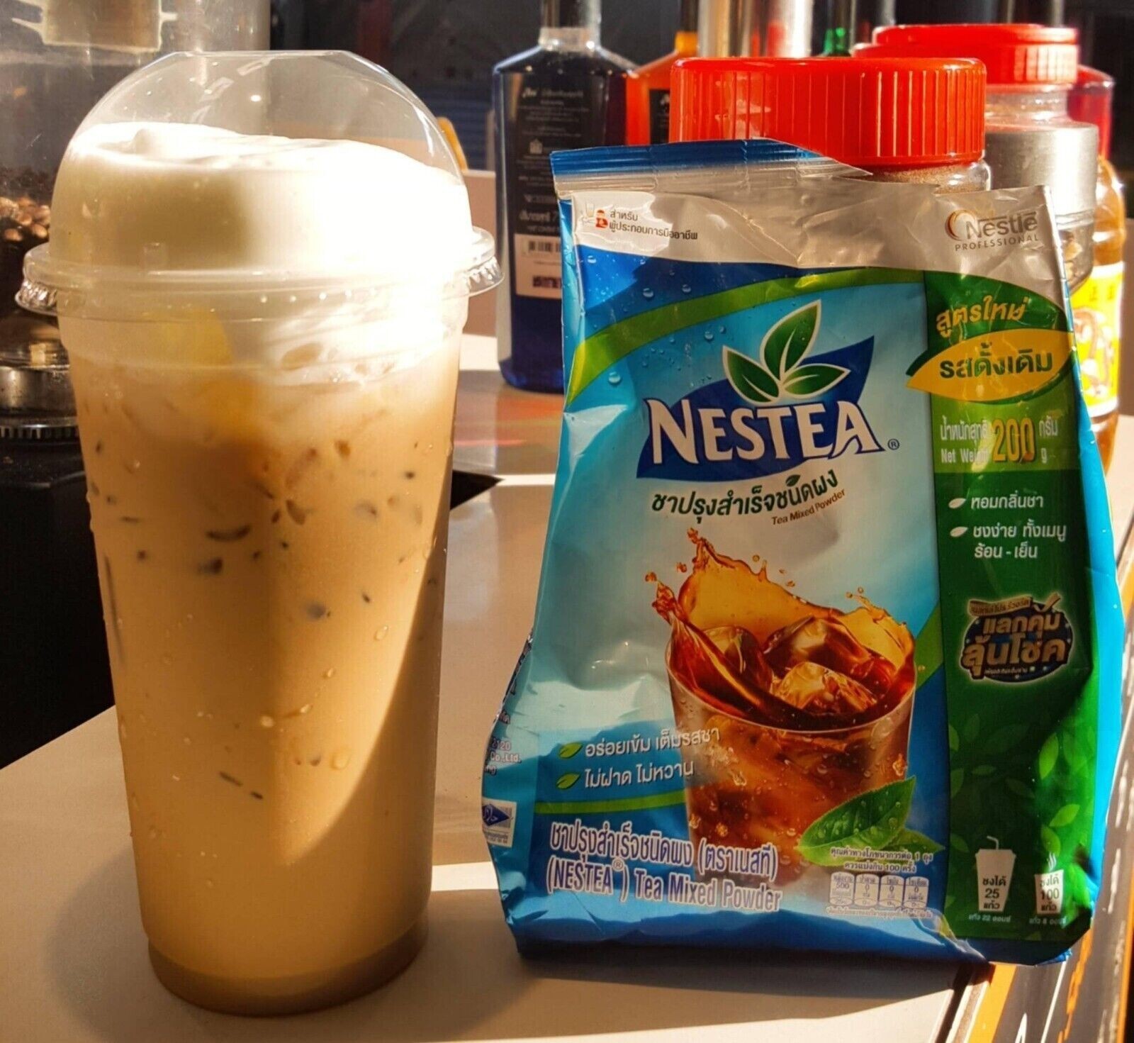 5x200g Nestea Unsweetened Instant Tea Mix Nestle Instant Tea Powder No Sugar